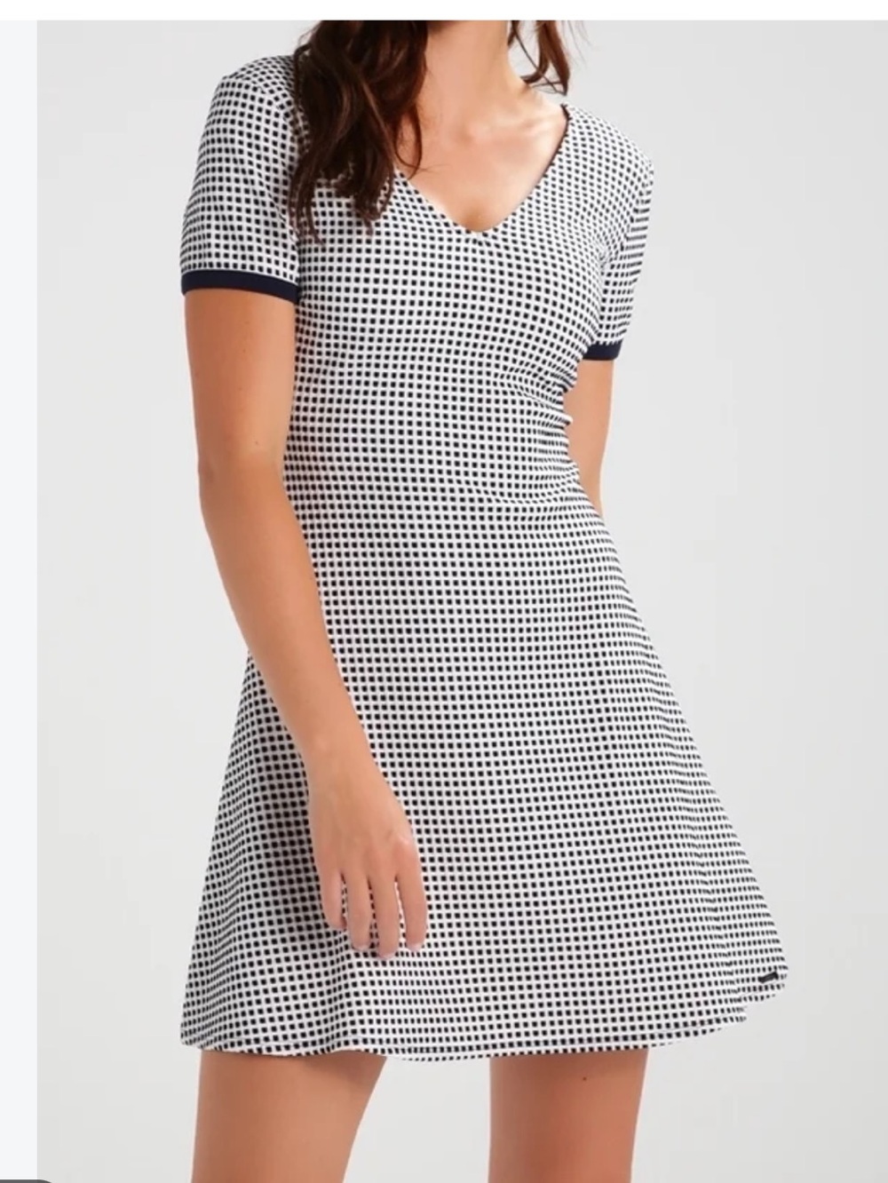 Armani Exchange Black and White Dress